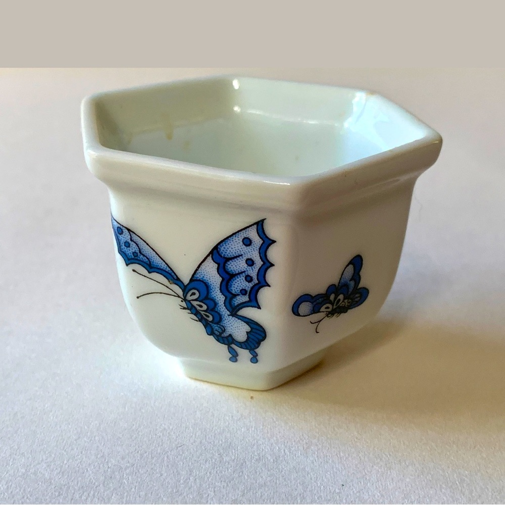 Butterfly Sake Cup, Hexagon, China